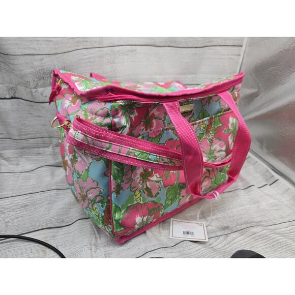 NEW Lilly Pulitzer Insulated Cooler Bag In Big Flirt - Picture 11 of 13